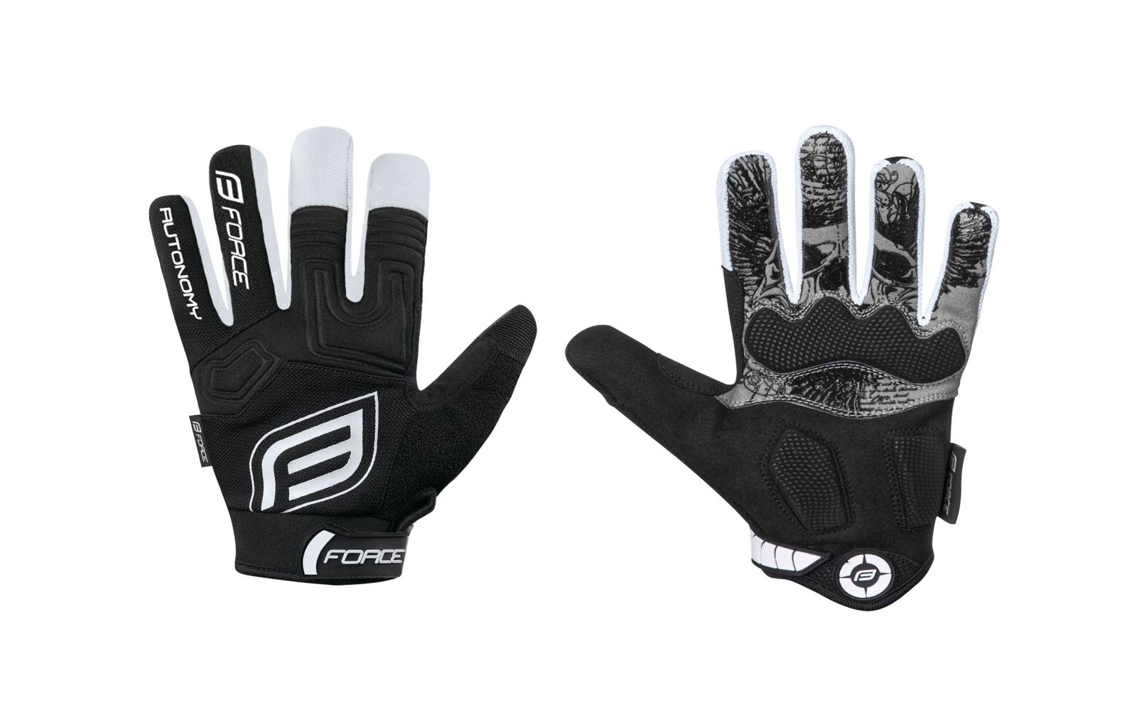 rukavice FORCE KID MTB AUTONOMY, černé M