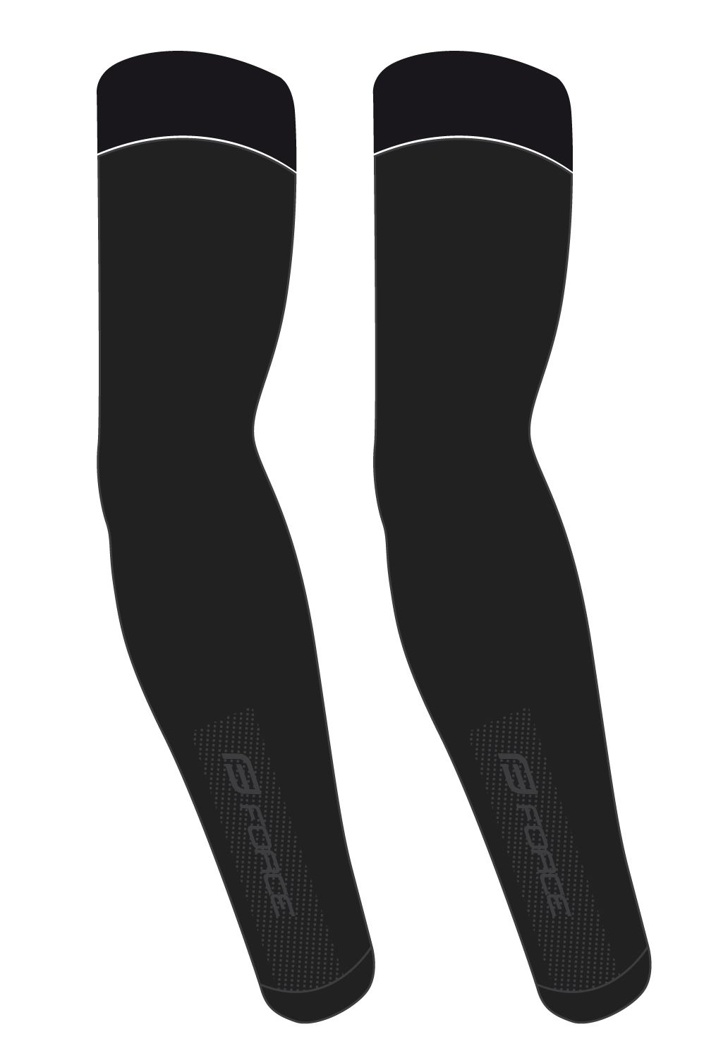 návleky na ruce F BREEZE pletené, černé XL-XXL FORCE