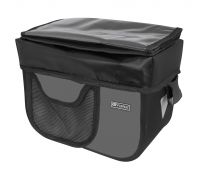 brašna na řídítka FORCE TRIP,klik držák,černo-šedá