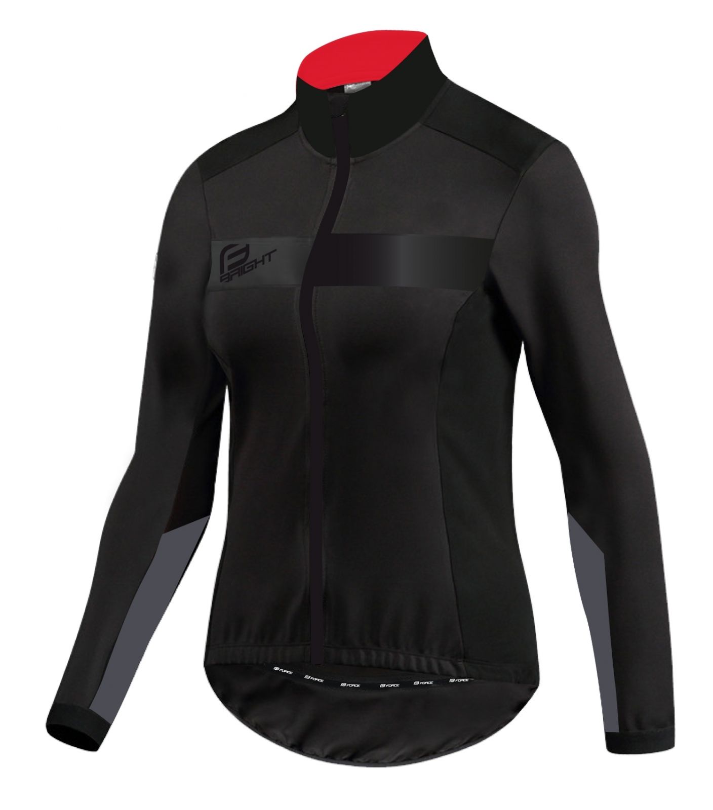 bunda FORCE BRIGHT LADY zimní,černá XL