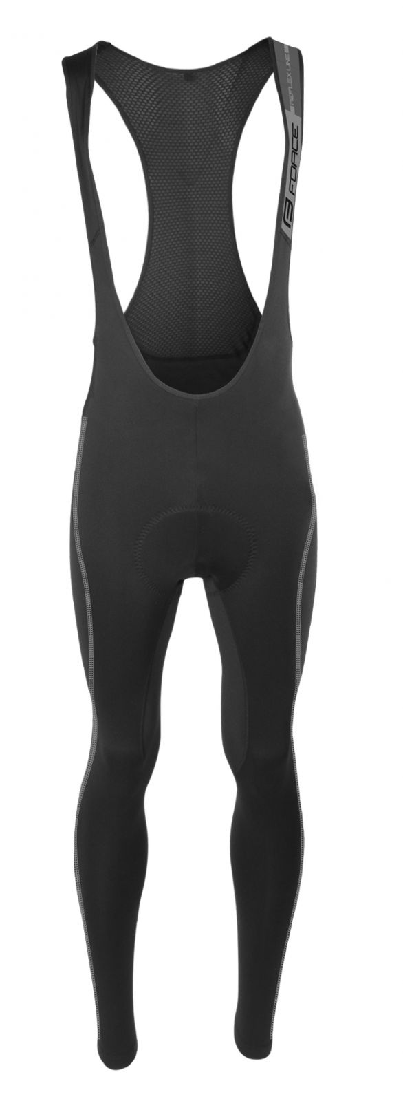 kalhoty F REFLEX LINE se šráky a vložkou,černé XL FORCE