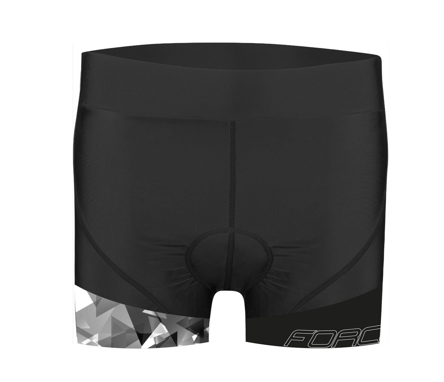 kraťasy FORCE MINI do pasu s vložkou, černé M