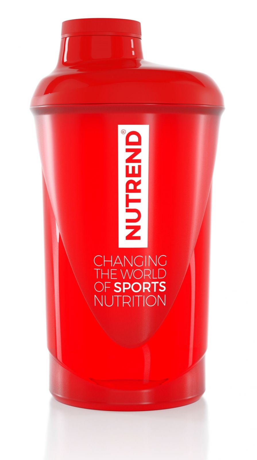 láhev-šejkr NUTREND 0,6 l, červený