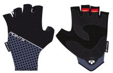 rukavice FORCE POINTS bez zapínání,černo-šedé XXL