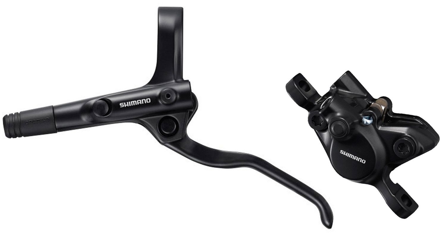 brzda kotoučová přední komplet MT201 černá 100 cm SHIMANO