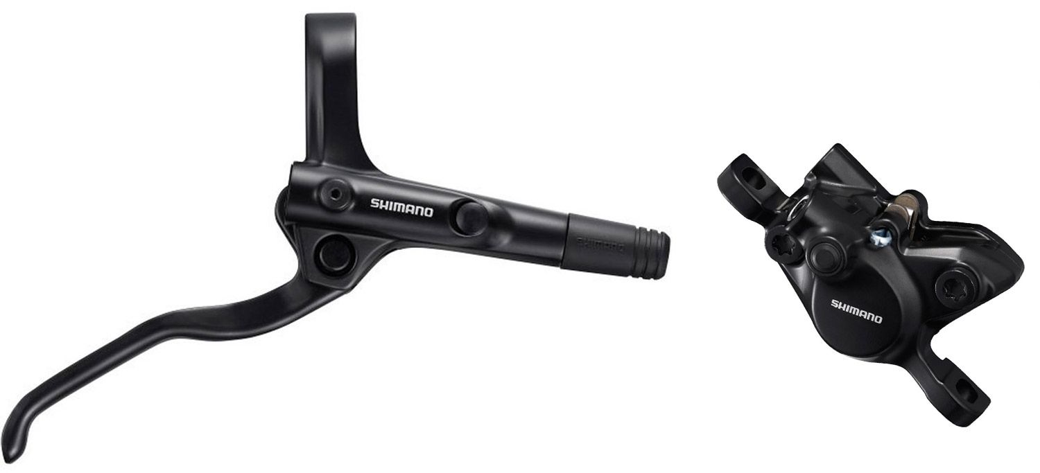 brzda kotoučová zadní komplet MT201 černá 170 cm SHIMANO