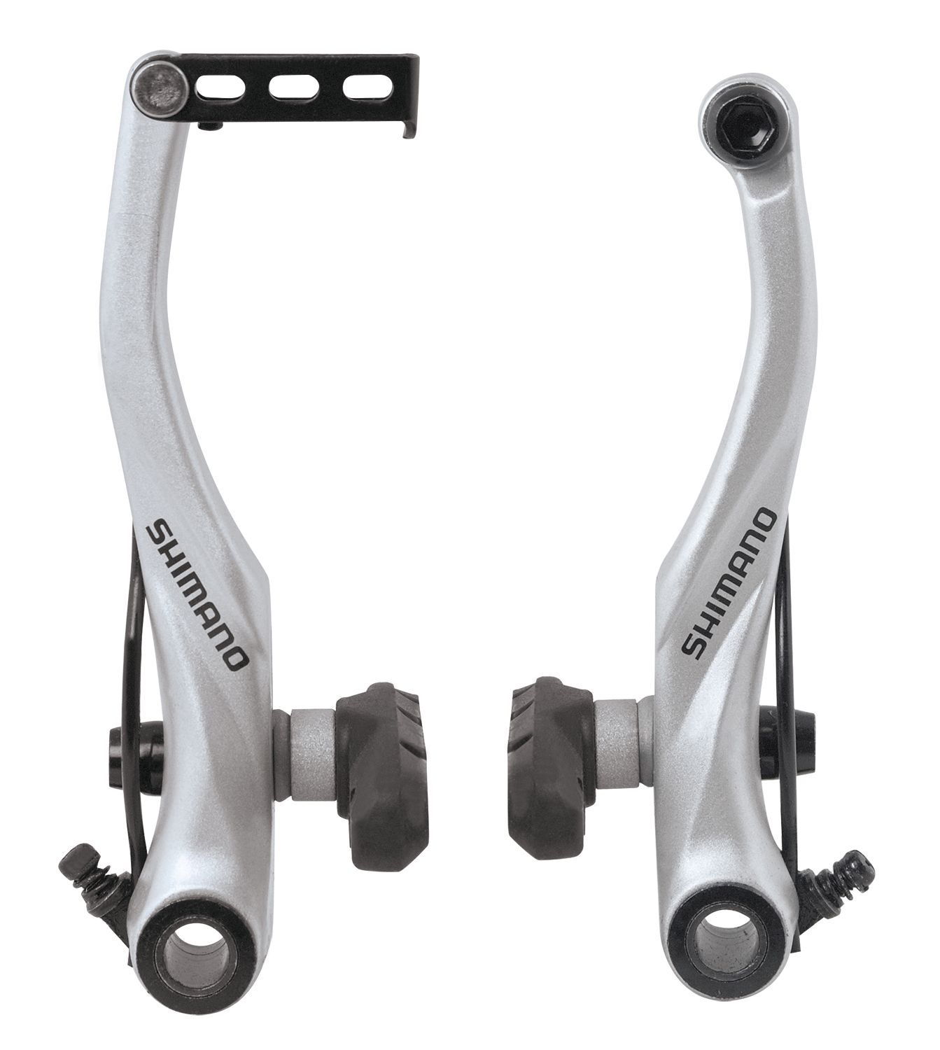 brzdové čelisti SHIMANO "V" BRT4000 stříbrné -sada