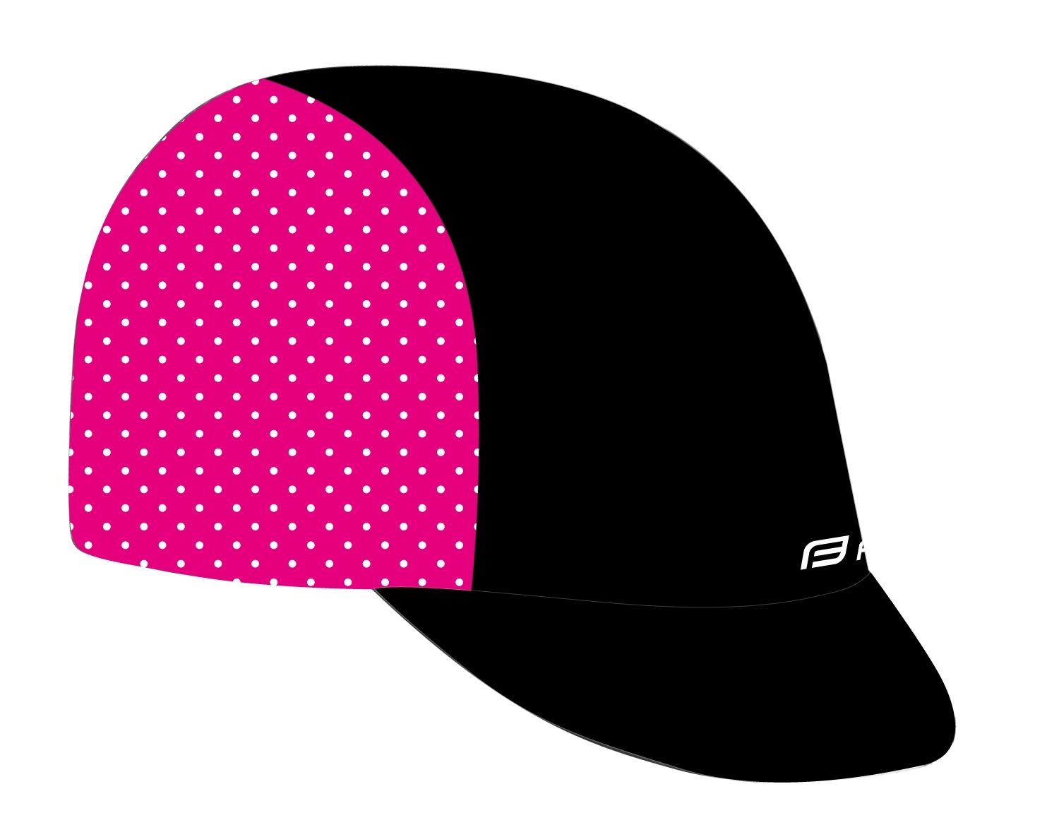 čepička s kšiltem F POINTS letní,černo-růžová S-M FORCE