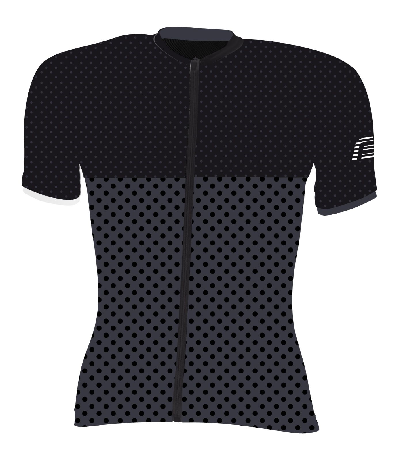 dres FORCE POINTS, krátký rukáv, černý L