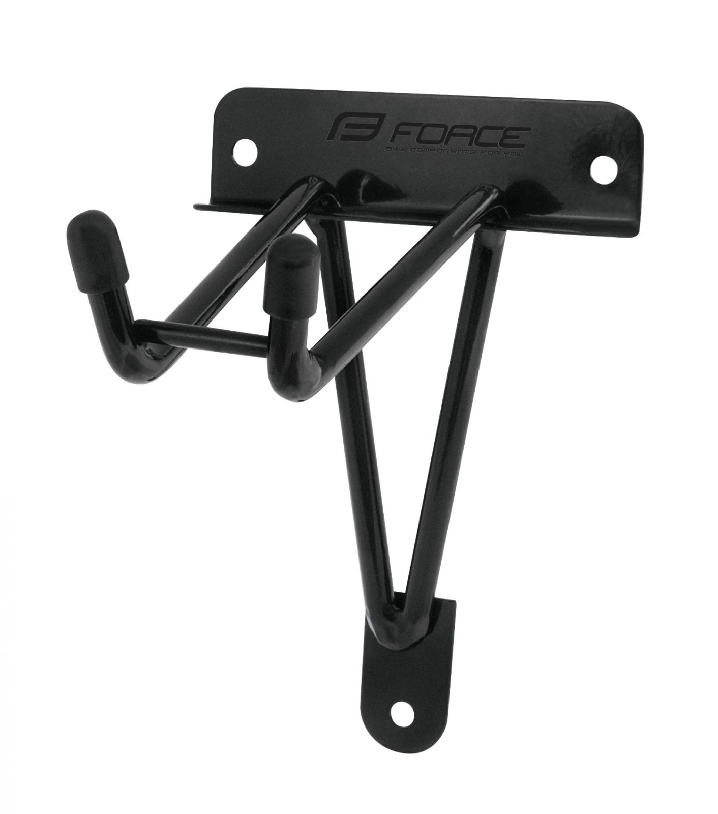 držák kola FORCE ECO na zeď za pedál, černý