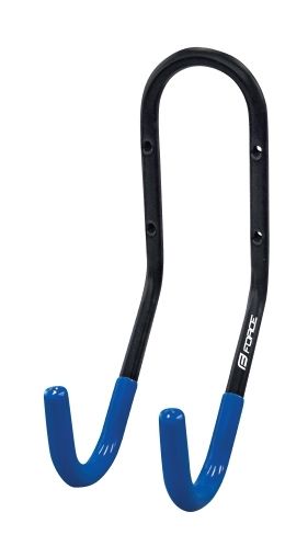 držák kola FORCE na zeď za řídítka Fe, černý