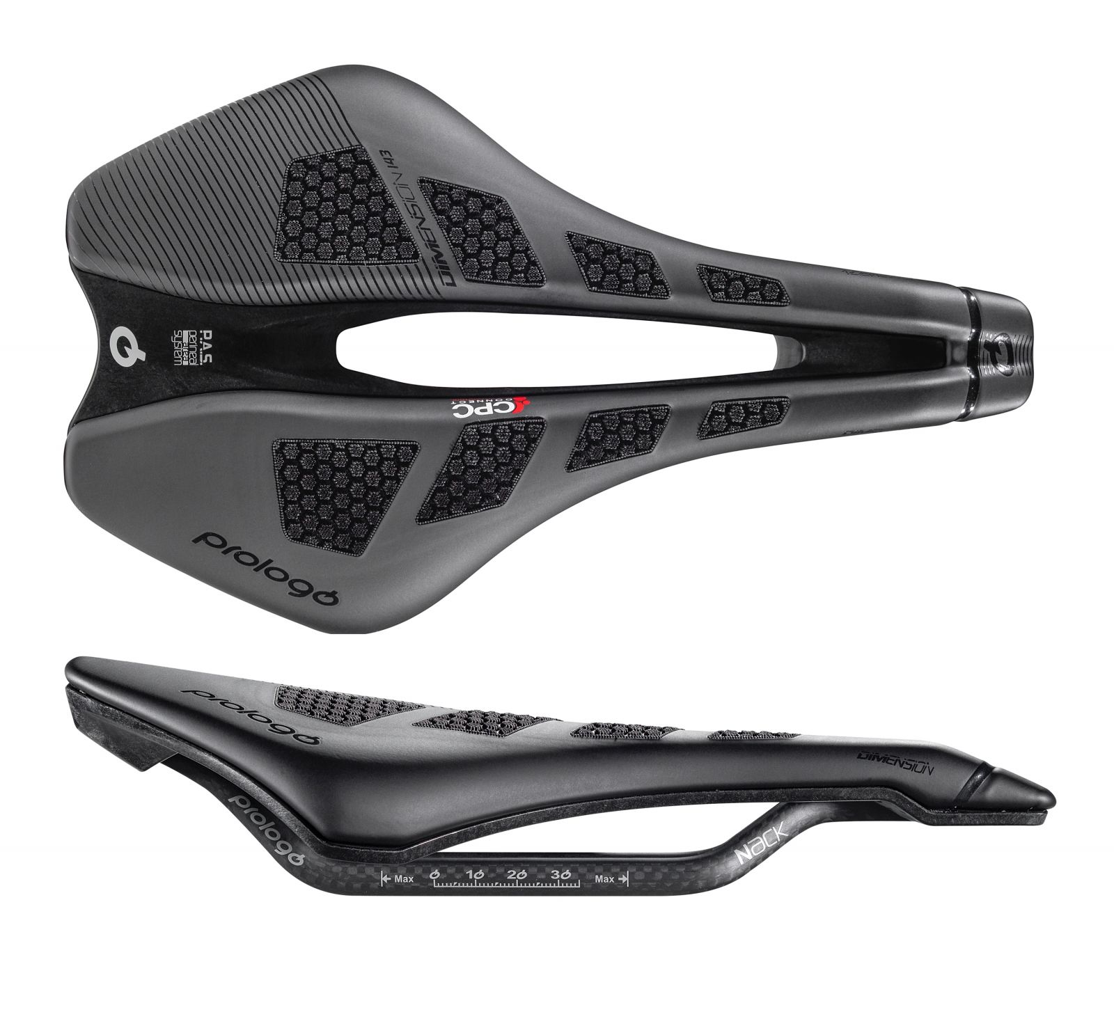 sedlo PROLOGO DIMENSION NACK CPC 143 černé