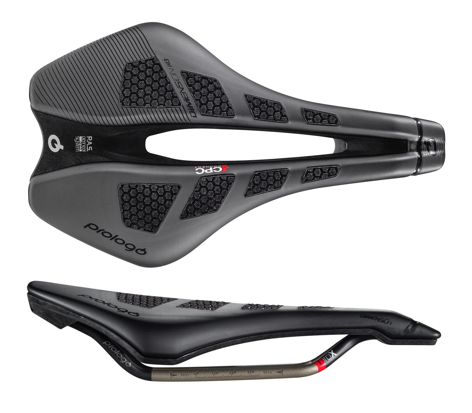 sedlo PROLOGO DIMENSION TIROX CPC 143 černé