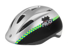 přilba FORCE FUN POLICE dětská, černo-stříbrná
