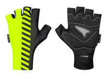 rukavice FORCE LINE bez zapínání, fluo-černé