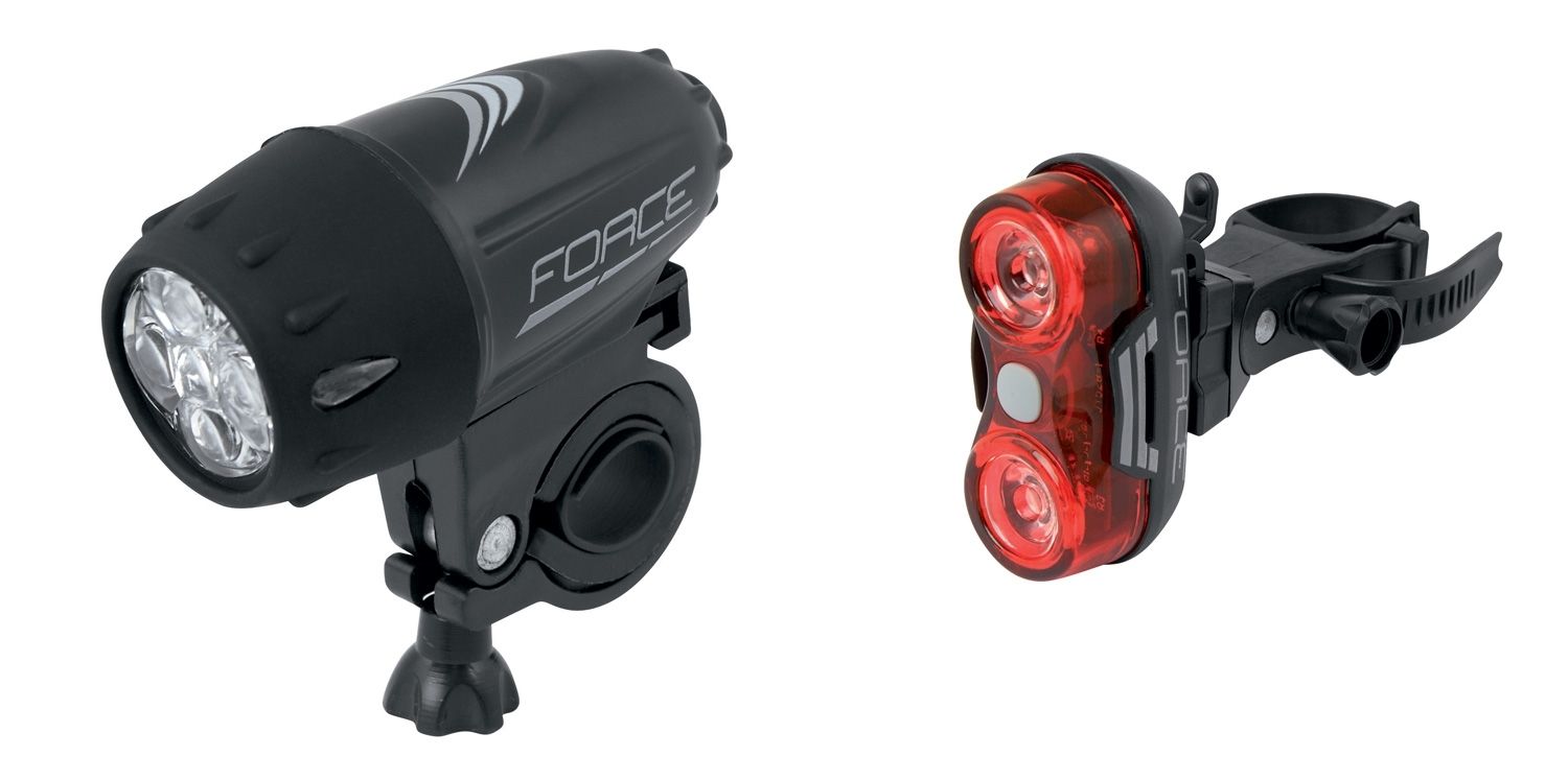 světla sada FORCE EYES bat. přední+zadní