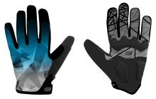 rukavice FORCE MTB CORE letní,modré XXL