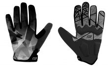 rukavice FORCE MTB CORE letní,šedé XL
