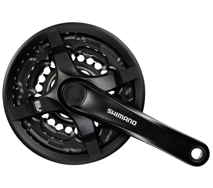 SHIMANO kliky TOURNEY FC-TY501 4hran 3x6/7/8 170mm 42x34x24z s krytem černé