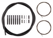 bowdeny+lanka řadící set SH MTB POLYMER, černý SHIMANO