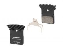 destičky brzd SH L03A polymer,s pružinou+chladič SHIMANO