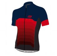 dres F ASCENT dámský kr. rukáv, modro-červený L FORCE