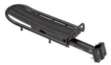 nosič FORCE CARRY na sedlovku hliníkový, černý