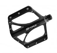 pedály FORCE SWING hliníkové, prům. ložiska, černé
