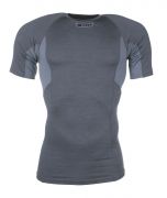 triko funkční FORCE BREEZE krátký rukáv, šedé XS