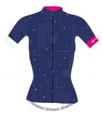 dres FORCE GAME dámský kr. rukáv, modrý XS