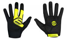 rukavice FORCE MTB POWER, černo-fluo XXL