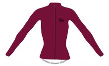 dres FORCE CHARM dámský dl. rukáv, bordó L