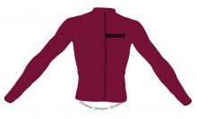 dres FORCE CHARM dlouhý rukáv, bordó 3XL