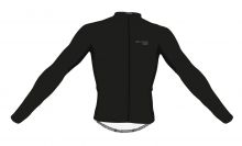 dres FORCE PURE dlouhý rukáv, černý XL