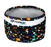 šátek FORCE ROCK jaro/podzim, černo-oranžový UNI