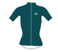 dres FORCE PURE dámský kr. rukáv, petrolejový L