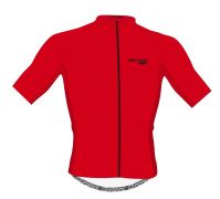 dres FORCE PURE kr. rukáv, červený M