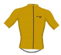 dres FORCE PURE kr. rukáv, žlutý 3XL