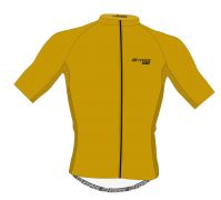 dres FORCE PURE kr. rukáv, žlutý L