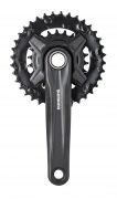 kliky MTB FCMT210 36/22 černé 170 integrovaná osa SHIMANO