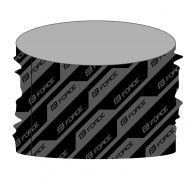 šátek FORCE STEP zimní, černo-šedý UNI