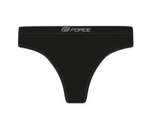 dámské spodní prádlo-brazilky 3 pack, černé XL-XXL FORCE