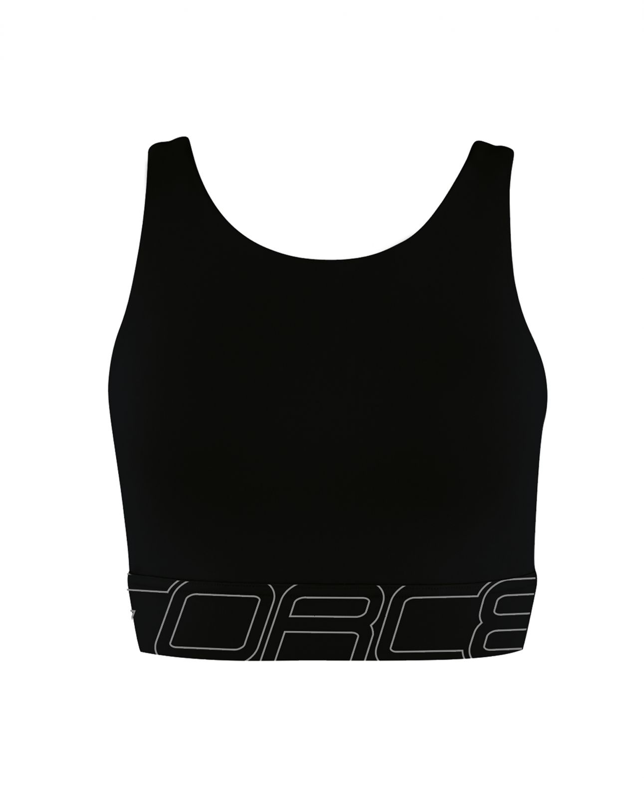 podprsenka sportovní FORCE GRACE, černá XXL