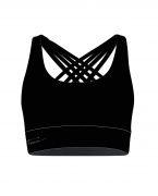 podprsenka sportovní FORCE SIMPLE, černá XL