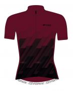 dres F RIDGE LADY kr. rukáv, bordó-černý L