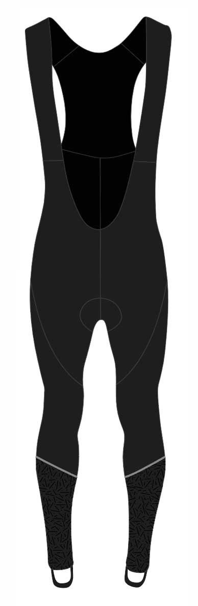 kalhoty FORCE MAZE se šráky a vložkou, černé 3XL