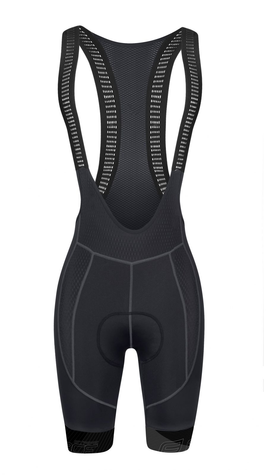 kraťasy F STRIPE LADY se šráky a vl, črn-šedé XL FORCE