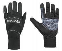 rukavice FORCE WINDSTER SPRING, černé 3XL