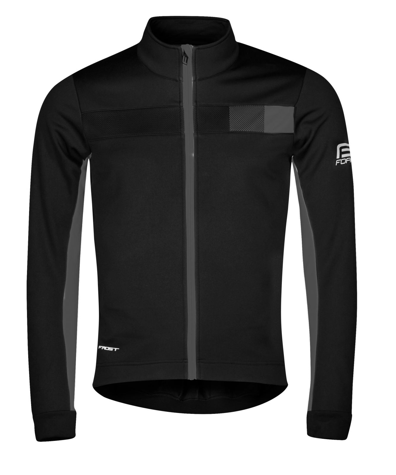 bunda F FROST softshell zimní, černo-šedá XS FORCE