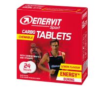 ENERVIT GT SPORT box 24ks energy tablet, citron